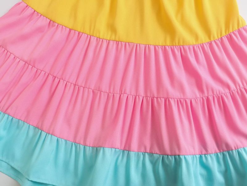 Women’s French Vacation Halter Lace-Up Backless Dress - Image 4