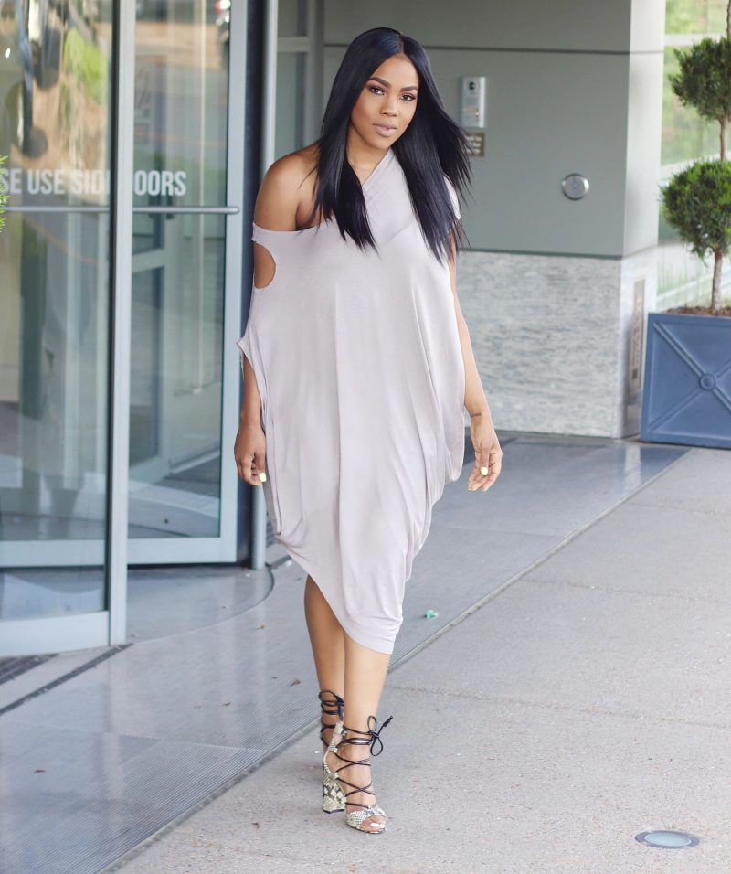Women's Asymmetrical Off-Shoulder Loose Party Dress