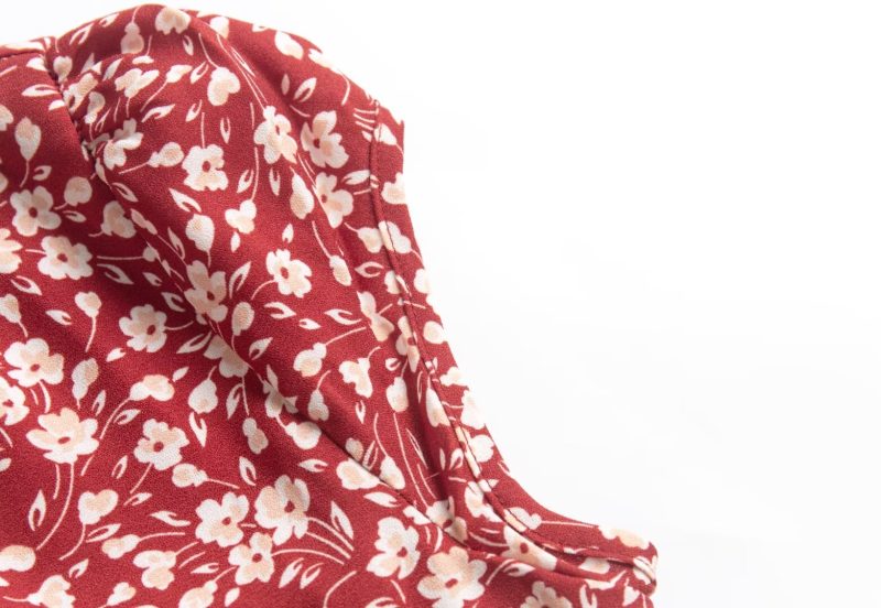 Sexy Backless Summer Floral Midi Dress - Image 3