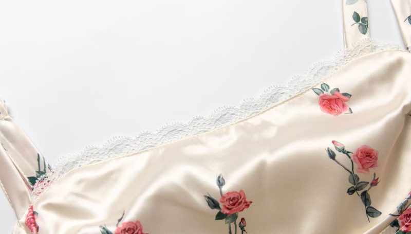 Sexy Spring Satin Slim Lace Spaghetti Strap Dress - Image 3