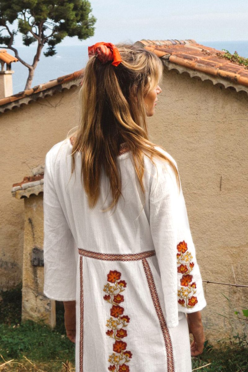 Bohemian Embroidered Dress Perfect for Holiday - Image 3