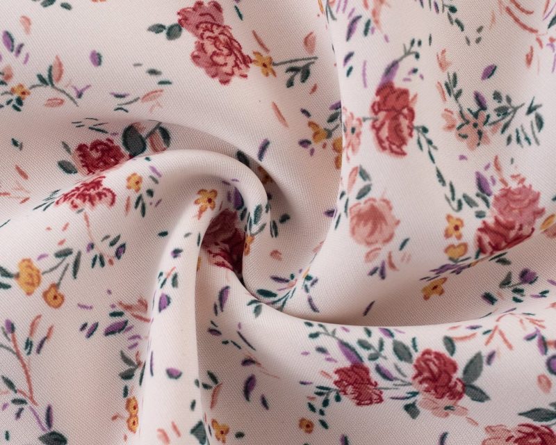 Sweet Floral Ruffled Slim Fit Spaghetti Dress - Image 4