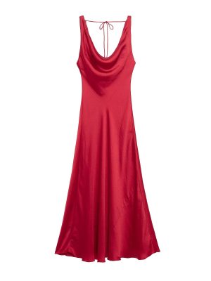 Elegant Silk Satin Sexy Spring Summer Dress