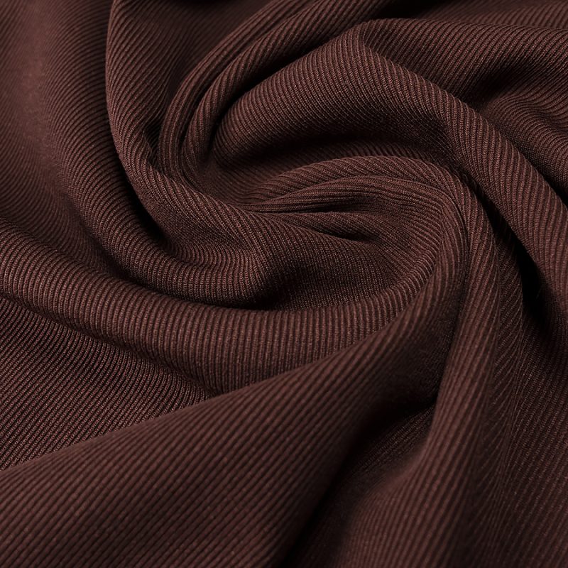 Crew Neck Wooden Ear Slim Hip Knit Maxi Dress - Image 4