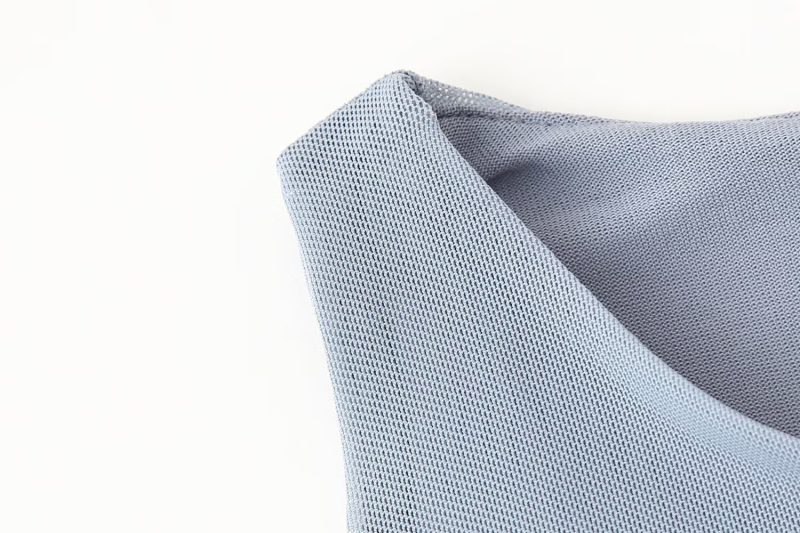 Slim Fit Wide Hem Silk Mesh Midi Dress - Image 4