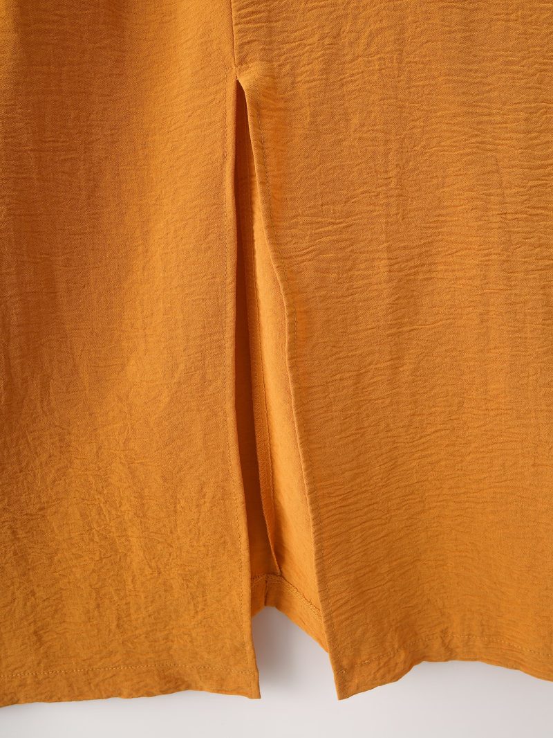 Summer Slim Fit Waist-Controlled Pleated Dress - Image 3