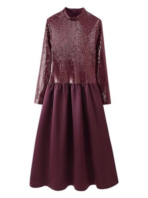 Sexy One Shoulder Sequin Split Evening Dress