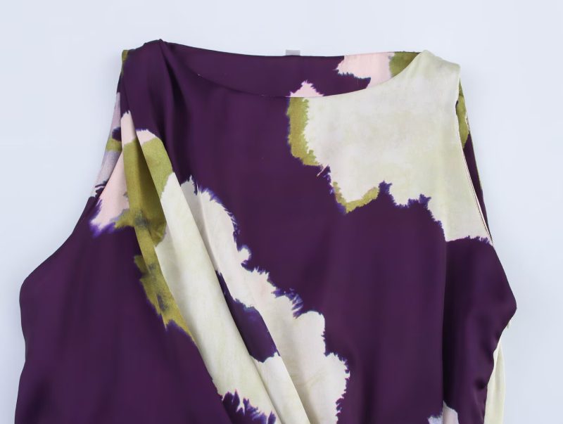Spring Printed Slim Fit Casual Women's Dress - Image 3