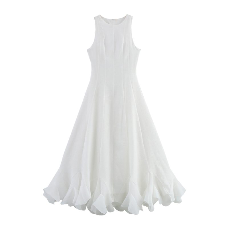 Fresh Simple Sleeveless Fairy Tulle Tutu Dress