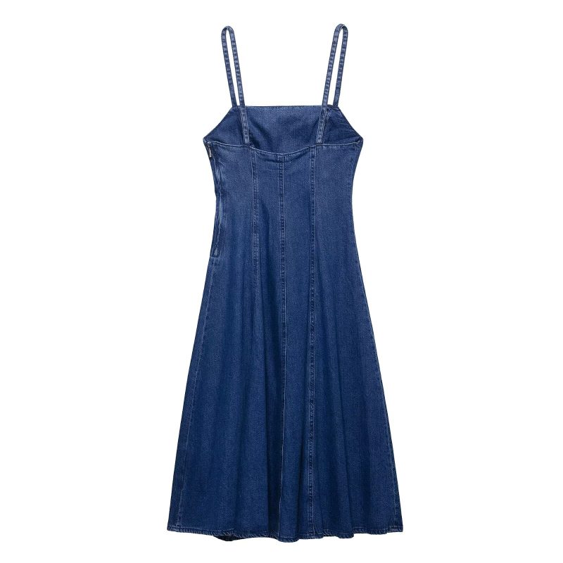 Slim Fit Casual Sling Spring Dress - Image 4
