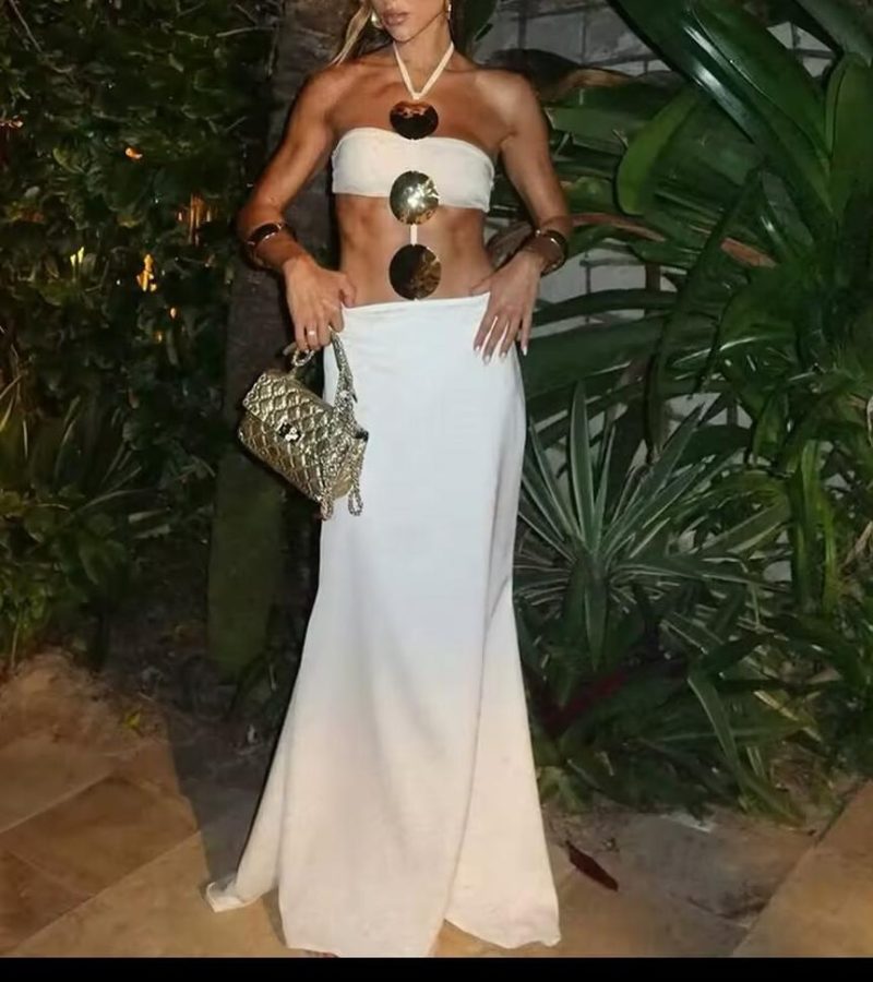 Sexy Off-Shoulder Cutout Summer Dress