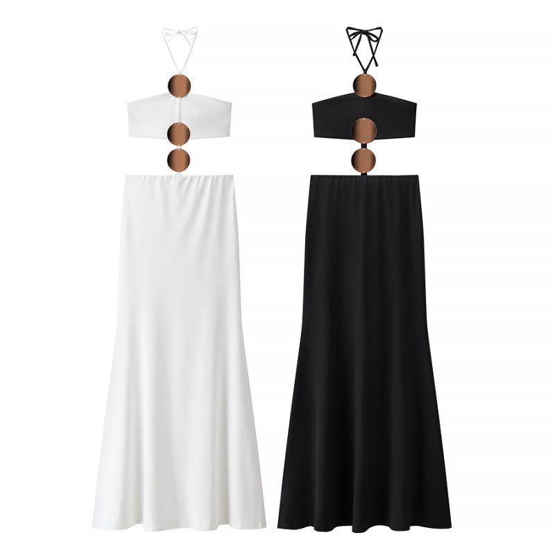 Sexy Off-Shoulder Cutout Summer Dress - Image 2