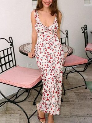 Slim Fit Backless High Waist Summer Dress