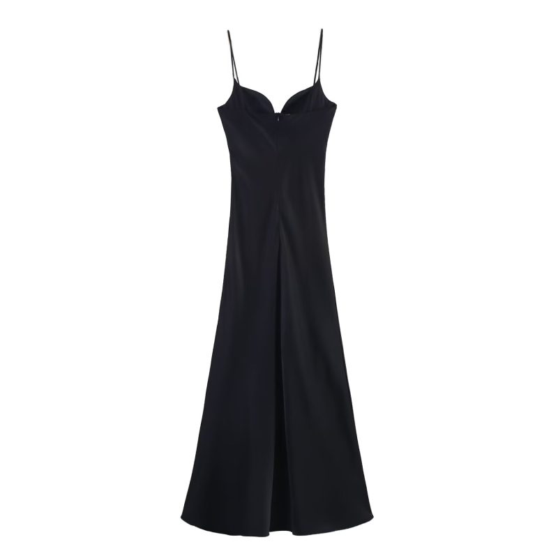 Silk Satin Texture Dress for Women - Image 4