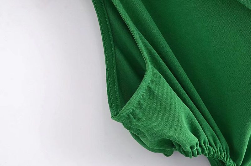 Casual Collared Sleeveless Waist-Defining Spring Dress - Image 4