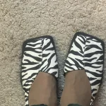 Women Sandals Elegant Square Toe Low Heels Sandals Slip On Summer photo review