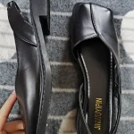 Women Sandals Elegant Square Toe Low Heels Sandals Slip On Summer photo review