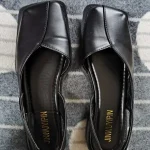 Women Sandals Elegant Square Toe Low Heels Sandals Slip On Summer photo review