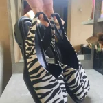 Women Sandals Elegant Square Toe Low Heels Sandals Slip On Summer photo review