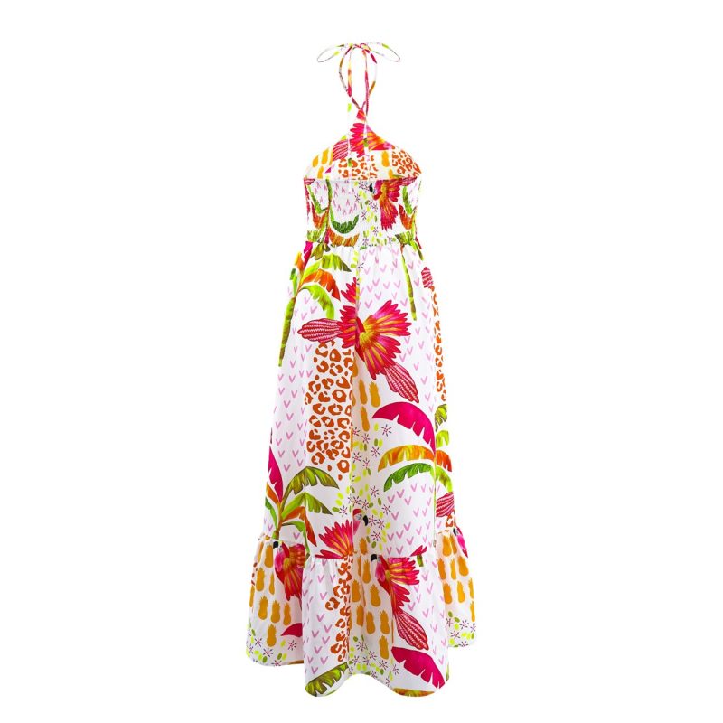 Stylish Printed Casual Dress for Holidays - Image 3