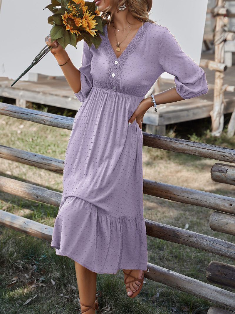 Elegant Long Summer Mori Women’s Dress - Image 3