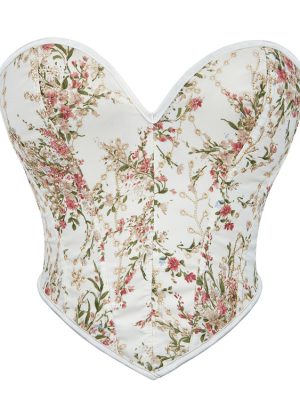 Breast Support Push-Up Creamy White Tube Top