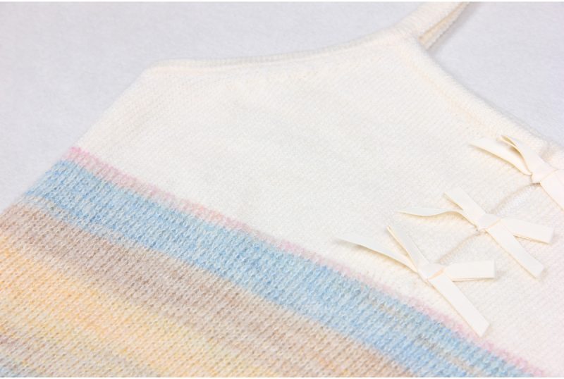 Summer Sleeveless Stretch Slim Fit Knitted Dress - Image 2