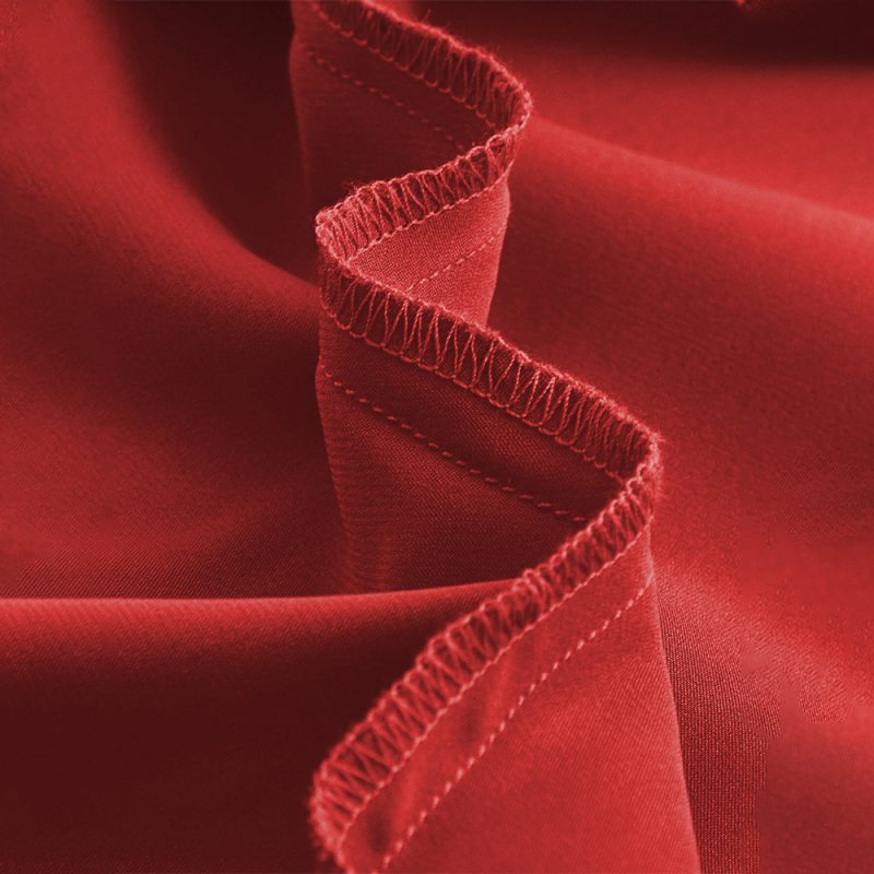 Popular Satin Sling Waist-Tight Asymmetric Hem Dress - Image 4