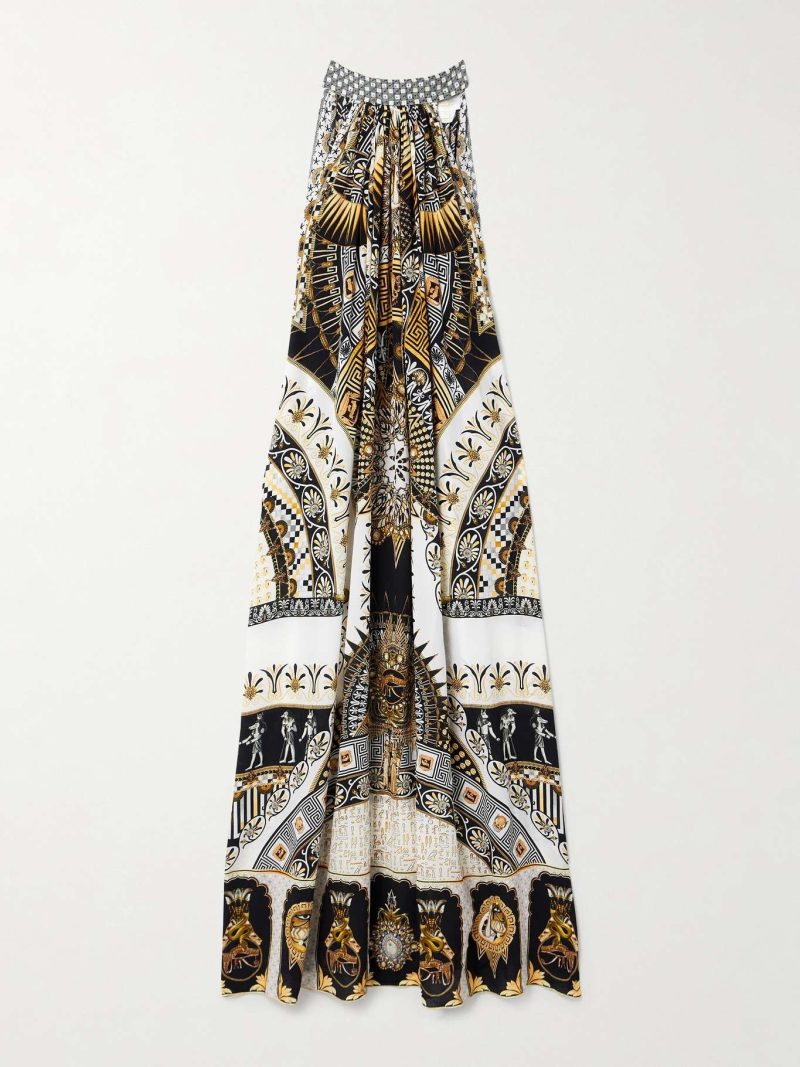 Hepburn-Inspired Slim Waist Maxi Dress Women - Image 4
