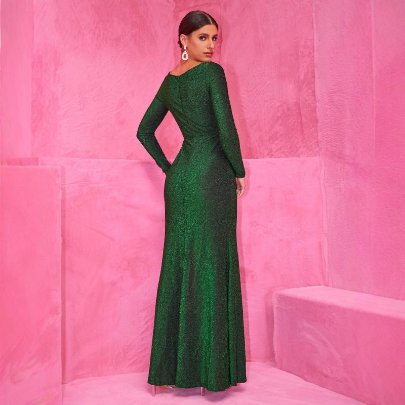 Elegant Long Formal Cocktail Evening Dress - Image 4