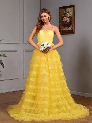 Bandeau Sling Solid Color Slim Long Dress