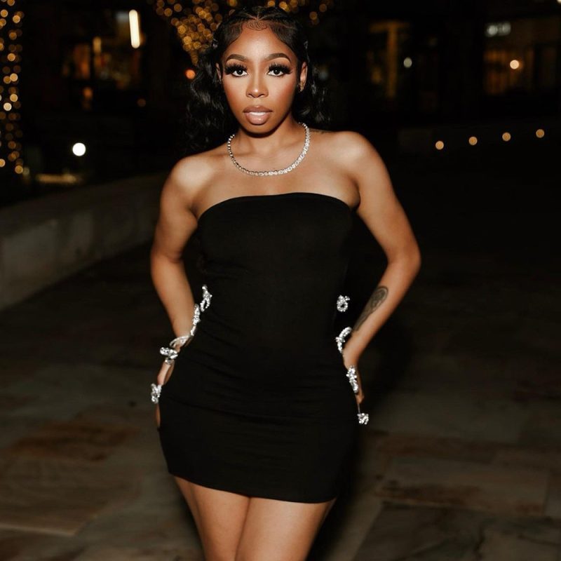 Hollow Out Corset Bodycon Party Dress