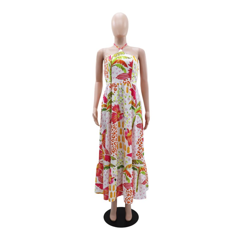 Stylish Printed Casual Dress for Holidays - Image 2
