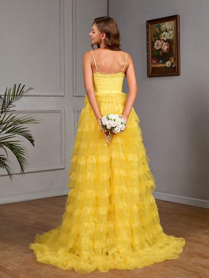 Bandeau Sling Solid Color Slim Long Dress - Image 3