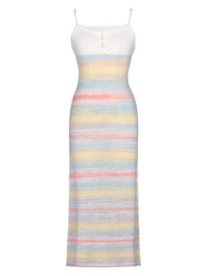 Summer Sleeveless Stretch Slim Fit Knitted Dress