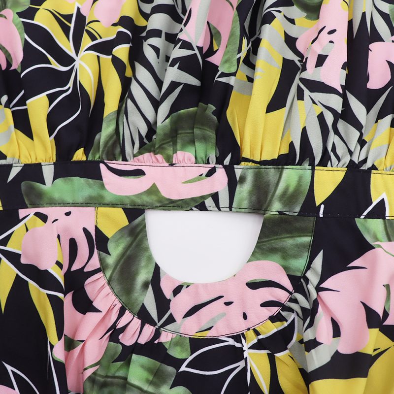 Backless Hollow Out Cutout Sexy Vacation Dress - Image 4
