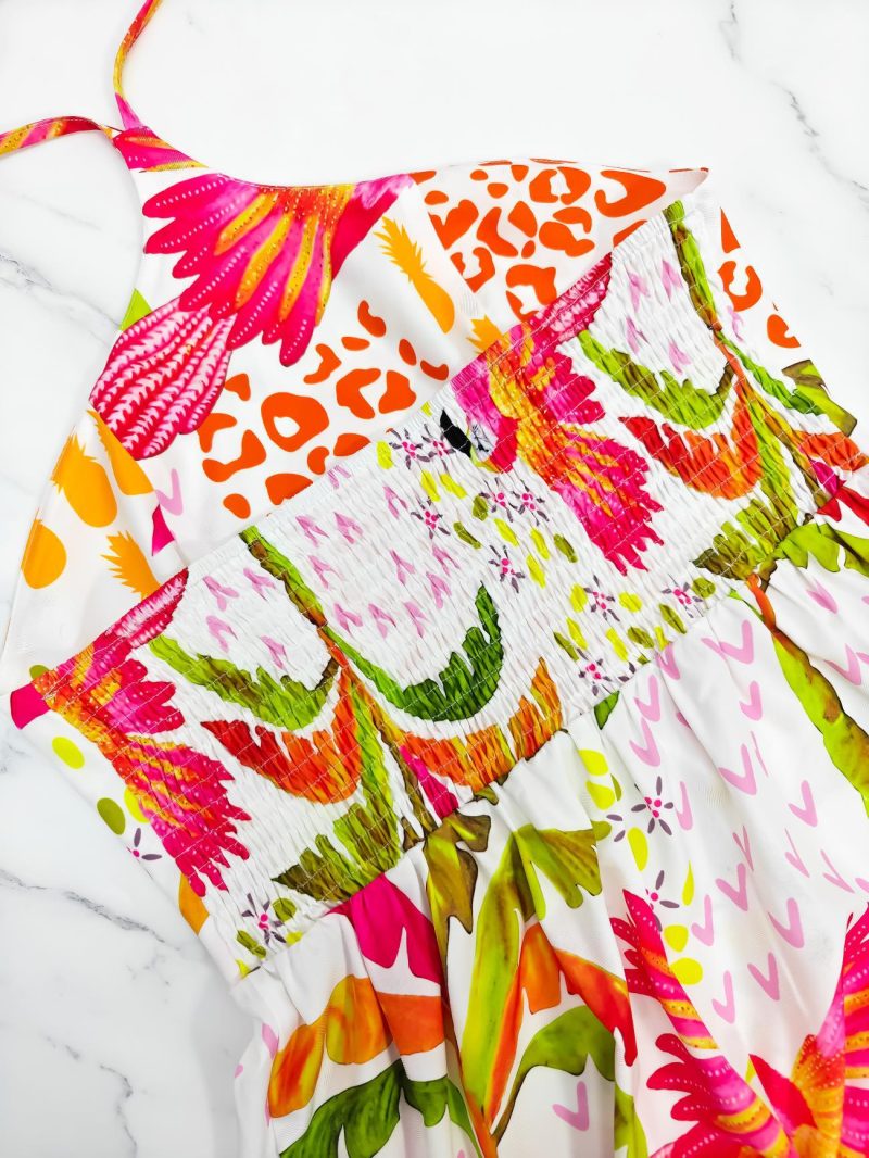 Stylish Printed Casual Dress for Holidays - Image 4
