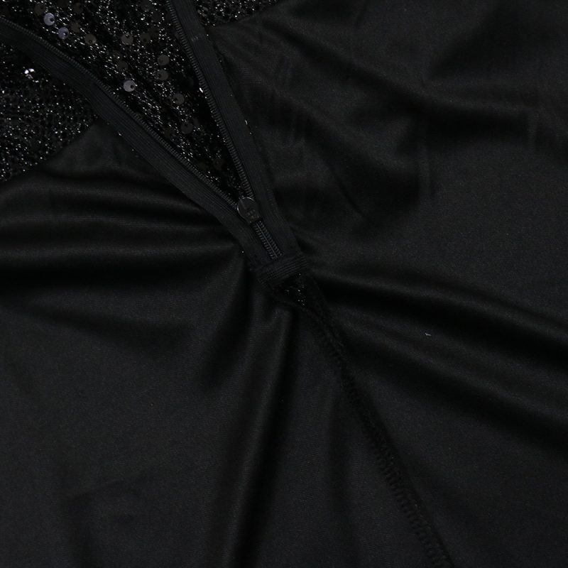 Tube Top Sequin See-Through Hip Formal Dress - Image 4