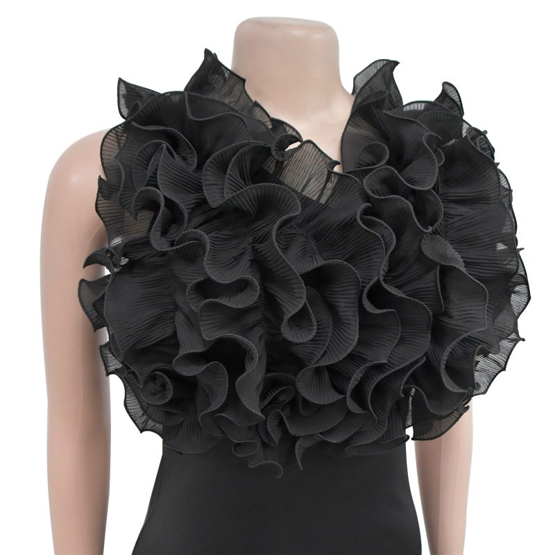 V-Neck Sleeveless Long Slit Women’s Dress - Image 3
