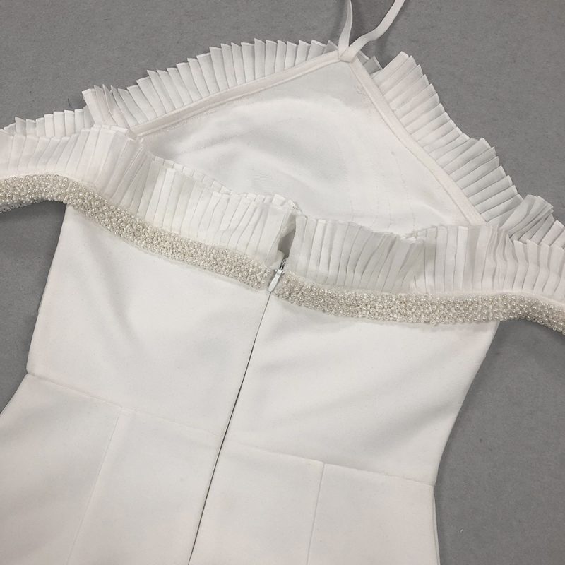 Sexy Summer V-Neck Backless Bandage Dress - Image 4
