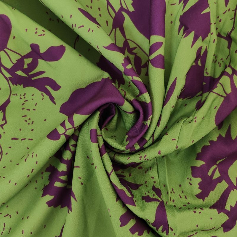Graceful V-Neck Printed Slim Fit Dress - Image 4