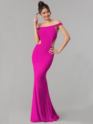 Elegant Women’s Off Shoulder Maxi Dress