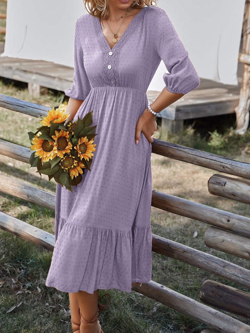 Elegant Long Summer Mori Women’s Dress - Image 4