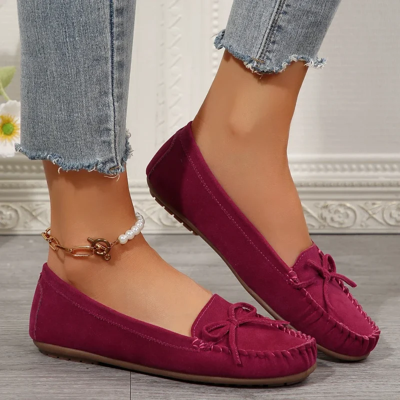 Summer Round Toe Bow Flats - Image 4
