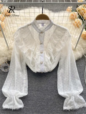 Elegant White Spring Top