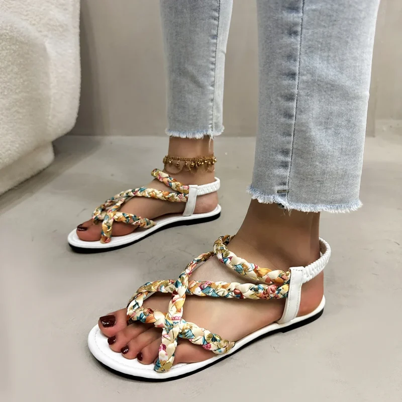 Comfortable Summer Flat Beach Sandals - Image 2