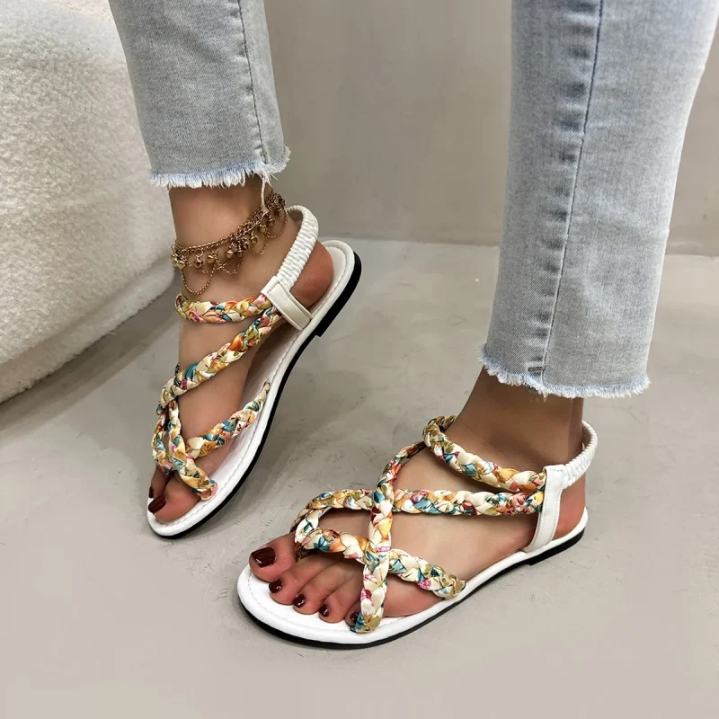 Comfortable Summer Flat Beach Sandals - Image 3