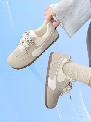 Spring Autumn Lace-Up Mountaineering Running Shoes