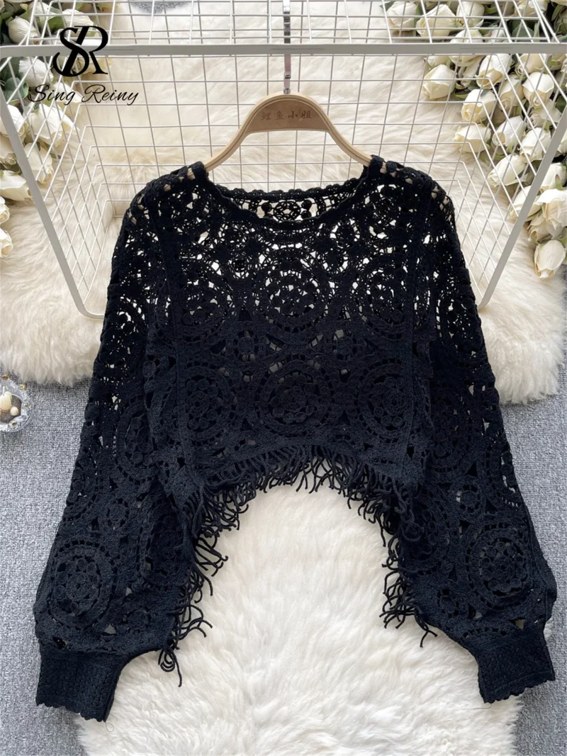 Vintage Tassel Knit Top - Image 3