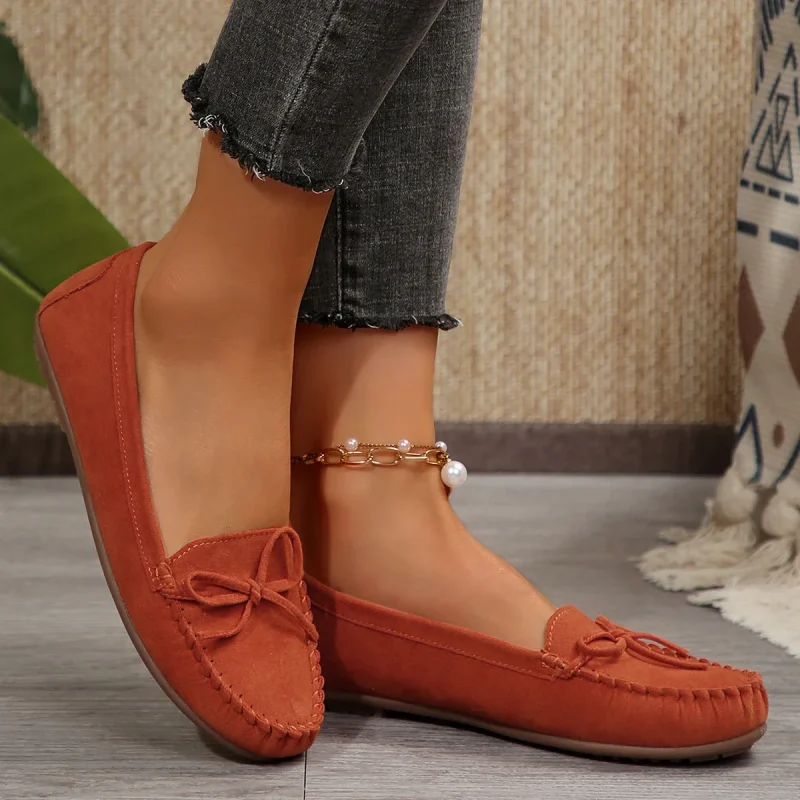 Summer Round Toe Bow Flats - Image 3